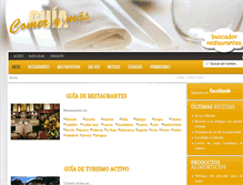 Tablet Screenshot of comerymas.es